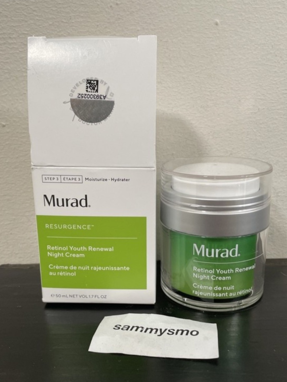 Murad Retinol Youth Renewal Night Cream Full Size 1.7 oz.